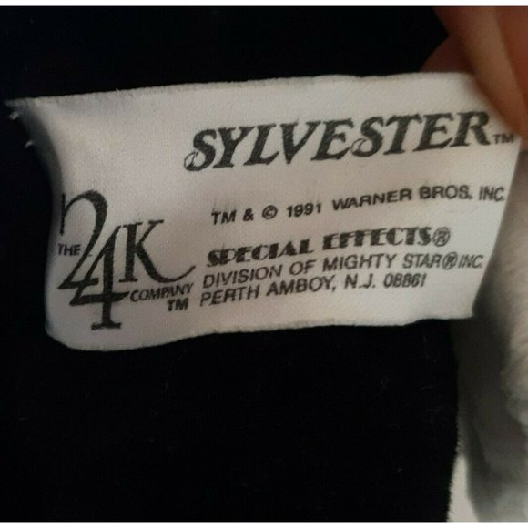 Vintage SYLVESTER the CAT Stuffed Animal Plush 11 WB Toy Looney Tunes - Picture 8 of 10